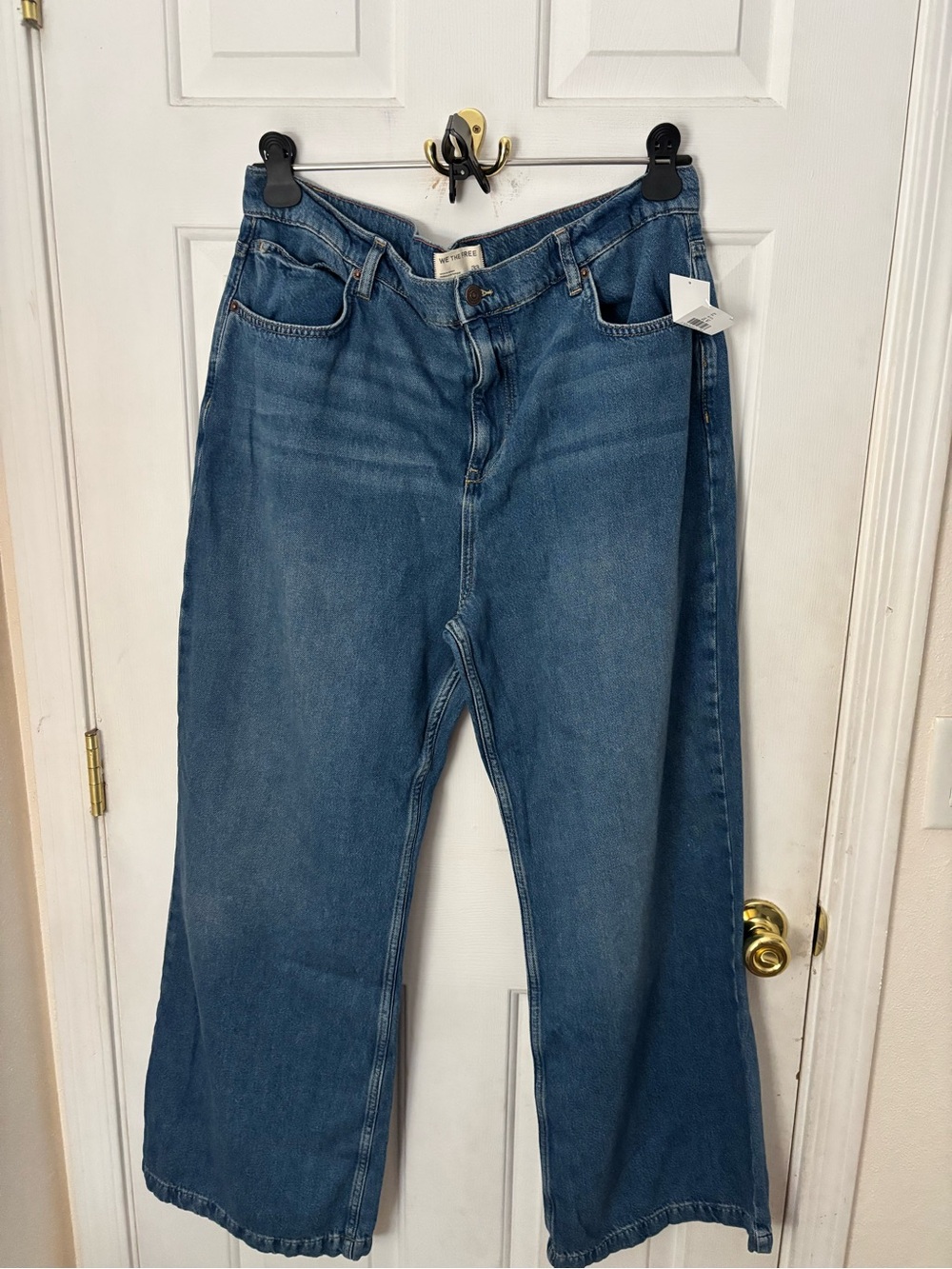 We The Free Medium Blue Wide-Leg Jeans NWOT